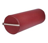 Master Massage Cuscino rotondo grande da 22,9 cm, supporto semicircolare per tavoli da massaggio, 22,9 x 66 cm, bordeaux, ideale per comfort e posizionamento