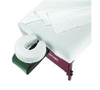 Master Massage Deluxe - Set di lenzuola in flanella, 3 pezzi, colore: crema chiaro