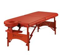 Master Massage Fairlane - Lettino da massaggio portatile, dimensioni sportive, 71 cm, leggero e di supporto, accessori inclusi - letto per tatuaggi, tavolo per ciglia, cannella