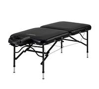 Master Massage Lettino da massaggio, in alluminio, nero, 76 cm