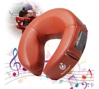 Master Massage MusicMaster - Cuscino per il viso con corno nasale, con memory foam e altoparlante Hi-Fi, Bluetooth AUX per lettino massaggiante, panchina massaggiante, cannella