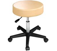Master Massage Non-Costco - Sgabello girevole da lavoro, colore: Crema