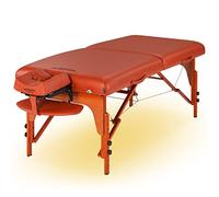 Master Massage Santana - Lettino pieghevole per massaggi, con illuminazione ambientale, cannella, 79 cm