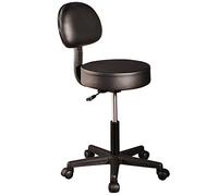 Master Massage Sgabello da massaggio pneumatico con schienale, crema