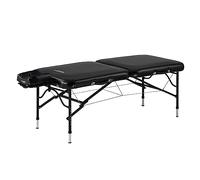 Master Massage StratoMaster LX - Lettino da massaggio portatile in alluminio ultra leggero, 76,2 cm, colore: nero
