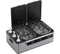 Master Massage - Stufa elettrica professionale 2 in 1 per massaggio, riscaldatore a vapore e 3 bottiglie di olio da massaggio, lozione e gel riscaldatore, attrezzatura termica digitale multifunzione