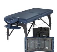 Master Massage - Tavolo da massaggio portatile Montclair LX Pro, 78,7 cm, con memory foam, colore: Blu reale