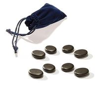 Master Massage Toes Basalto Hot Stone Pack - Pietre per il viso di bellezza - Strumenti di riscaldamento per la cura della pelle - Set di pietre naturali per massaggio in basalto nero per dita dei