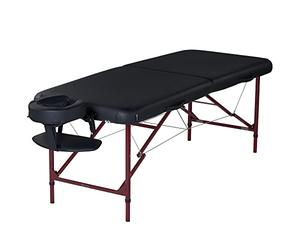 Master Massage Zephyr - Lettino portatile per massaggi, 70 cm, colore: Nero