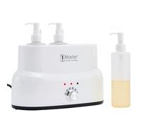 Master Massaggio, riscaldatore per olio, lozione in crema, scalda per massaggio spa, set da 3 bottiglie