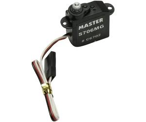 Master Modellbau C6702 Mini Servo S706 MG Servo analogico Materiale trasmission