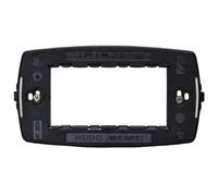 Master MODO-MIX Supporto Modulare con Viti di Inserimento Posteriori Nero - CONFEZIONE: 1 pz., Numero Posti: 4 posti