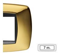 Master Modo placca 7 moduli oro lucido 39TC217
