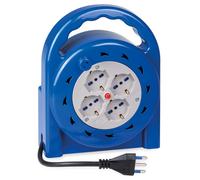 Master MST 04008 AVVOLGICAVO 4 PRESE SCHUKO. MT.8 CAVO 3X1,5