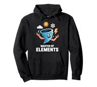 Master of Elements - Design dei Cartoni Animati Felpa con Cappuccio