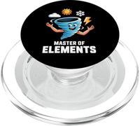 Master of Elements - Design dei cartoni animati PopSockets PopGrip per MagSafe