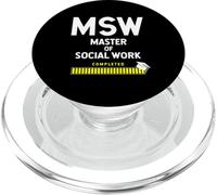 Master of Social Work Completato Laurea PopSockets PopGrip per MagSafe