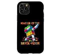 Master Of The Brick-Verse Funny Brick Master Builder Dabbing Custodia per iPhone 11 Pro