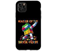 Master Of The Brick-Verse Funny Brick Master Builder Dabbing Custodia per iPhone 11 Pro Max