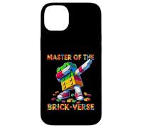 Master Of The Brick-Verse Funny Brick Master Builder Dabbing Custodia per iPhone 14 Plus
