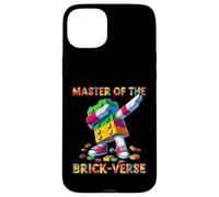 Master Of The Brick-Verse Funny Brick Master Builder Dabbing Custodia per iPhone 15 Plus