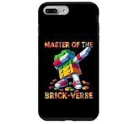 Master Of The Brick-Verse Funny Brick Master Builder Dabbing Custodia per iPhone 7 Plus/8 Plus