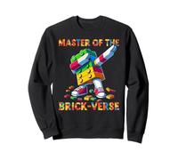 Master of The Brick-Verse Funny Brick Master Builder Dabbing Felpa