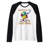 Master of The Brick-Verse Funny Brick Master Builder Dabbing Maglia con Maniche Raglan