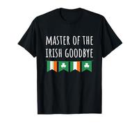 Master of The Ireland Goodbye Funny Party Pooper Irish Maglietta