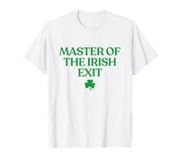 Master of The Irish Exit Shirt Funny Irish Goodbye Shirt Maglietta