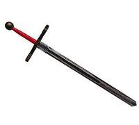 Master Of Trading Sword Excalibur - Giocattolo in legno per bambini/bambini, tema: cavaliere medievale, 102 cm, colore: rosso