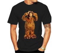 Master Pig Alf Tee Round Neck Unisex Tops Men's 100% Cotton Short-Sleeve T-Shirts S