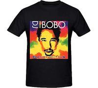 Master Pig Dj Bobo Planet Colors Custom Design Tee Round Neck Unisex Tops Men's 100% Cotton Short-Sleeve T-Shirts S