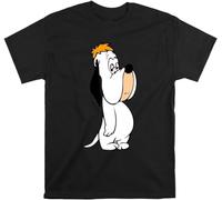Master Pig Droopy Dog Face Cartoon Happy Hound Tee Round Neck Unisex Tops Men's 100% Cotton Short-Sleeve T-Shirts XXXL