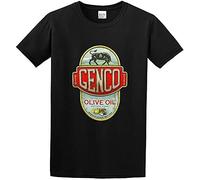Master Pig Genco Olive Oil Graphic Printed Tee Round Neck Unisex Tops Men's 100% Cotton Short-Sleeve T-Shirts XXXL