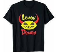 Master Pig Lemon Demon Fruits Funny Tee Round Neck Unisex Tops Men's 100% Cotton Short-Sleeve T-Shirts XXL