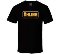Master Pig Ohlins Racing Suspension 3 Tee Round Neck Unisex Tops Men's 100% Cotton Short-Sleeve T-Shirts XXXL
