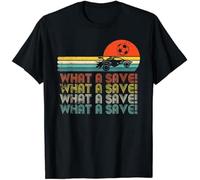 Master Pig What A Save Vintage Retro Rocket Soccer Car League Tee Round Neck Unisex Tops Men's 100% Cotton Short-Sleeve T-Shirts M