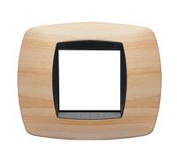 MASTER Placca Placchetta Elettrica Copri Interruttore 2P Frassino Modo 39TC442