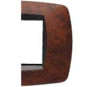 MASTER Placca Placchetta Elettrica Copri Interruttore 4Posti Radica Modo 39TC434