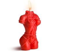 Master Series Candela a goccia della dea legata per uomini, donne e coppie. Splendida e bella, ottima decorazione, senza profumo. Cera sintetica con basso punto di fusione. 1 pezzo, rosso.