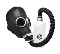 Master Series Dark Inhaler Gas Mask with Bottle