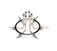 Master Series Esploratore Anale in Acciaio Inossidabile Oculus