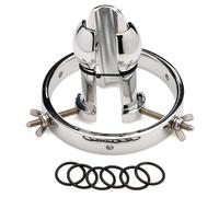 Master Series Forced Spread Stainless Steel Anal Explorer Silver
