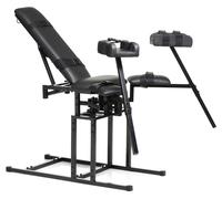 Master Series Leg Spreader Obedience Chair Black