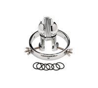 Master Series Forced Spread Stainless Steel Anal Explorer Silver