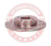 Master-Sport 2x Disco Freni Anteriore Pieno 125mm per Opel Agila (A) 1.2 16V 1.0