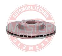 Master-Sport 2x Disco Freni Anteriore Ventilato 140 MM per Ford MAX 2.0 TDCI 2.2