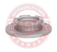 Master-Sport 2x Disco Freno Posteriore Pieno 120 MM per Ford Transit Scatola