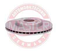 Master-Sport 2x Disco Frontale Ventilato 154.3 MM per Mercedes Benz